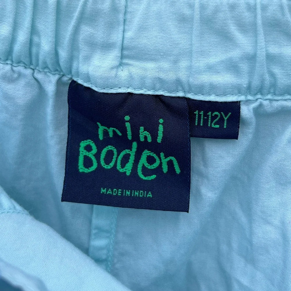 Mini Boden Light Blue Cotton Ribbon Skirt Girls Size 11-12Y - Picture 3 of 5